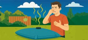 mauvaise odeur citerne souple eau de pluie