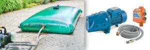 pompe automatique réservoir d'eau de pluie souple
