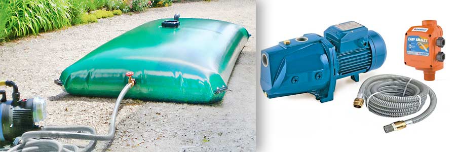 pompe automatique réservoir d'eau de pluie souple